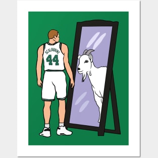 Brian Scalabrine Mirror GOAT Posters and Art